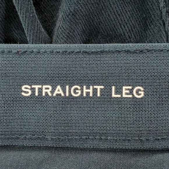 CC - St. John's Bay Straight Leg Corduroy Pants Womens 24W Solid Blue Stretch - Picture 4 of 8